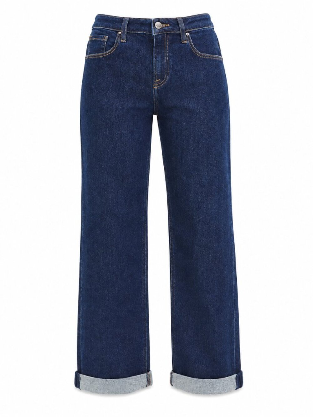 RISEN Cropped Boyfriend Cuffed Jeans New | #23